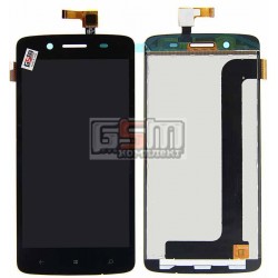 Дисплей для Prestigio MultiPhone 5507 Duo, черный, с сенсорным экраном (дисплейный модуль), #TL050JVXP02/TF0635A-09 A02805001A