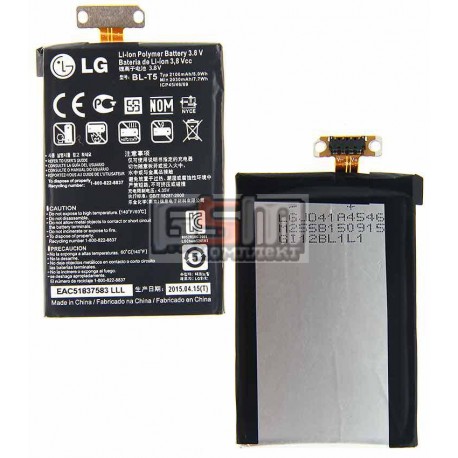 Аккумулятор BL-T5 для LG E960 Nexus 4, E975 Optimus G, (Li-ion 3.8V 2100mAh)
