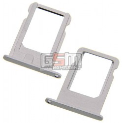 Держатель SIM-карты для Apple iPhone 5, серебристый Держатель SIM-карты для Apple iPhone 5, серебристый