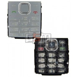 Клавиатура для Nokia X2-00, серебристая, русская