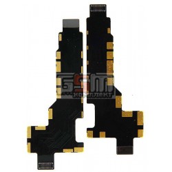 Шлейф для HTC Desire 600 Dual sim, межплатный, с компонентами