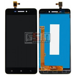 Дисплей для Lenovo S60, черный, с сенсорным экраном (дисплейный модуль)
