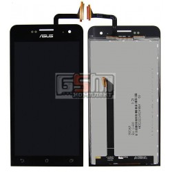 Дисплей для Asus ZenFone 5 (A500CG), ZenFone 5 (A500KL), ZenFone 5 (A501CG), черный, с сенсорным экраном (дисплейный модуль)