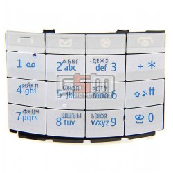 Клавиатура для Nokia X3-02, белый, русская