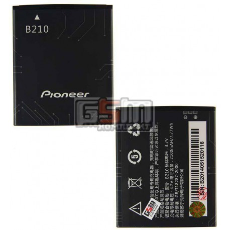 Аккумулятор B210 для Pioneer E90W; Prestigio MultiPhone 5300 Duo, (Li-ion 3.7V 2100mAh)