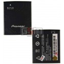 Аккумулятор (акб) B210 для Pioneer E90W; Prestigio MultiPhone 5300 Duo, Li-ion, 3,7 В, 2400 мАч