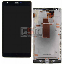 Дисплей для Nokia 1520 Lumia, черный, с сенсорным экраном (дисплейный модуль), с рамкой Дисплей для Nokia 1520 Lumia, черный, с сенсорным экраном (дисплейный модуль), с рамкой