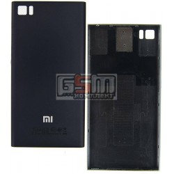 Задняя крышка батареи для Xiaomi Mi3, черная