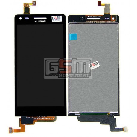 Дисплей для Huawei Ascend G6-U10, черный, с сенсорным экраном (дисплейный модуль)