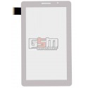 Тачскрин (сенсорный экран, сенсор) для китайского планшета 7, 30 pin, с маркировкой FPC-760A0-V01 KQ, FPC-0760A0-V01, FPC-708A0-V03, GT70PG124 SLR для Bassoon P1000, размер 182*108 мм, белый