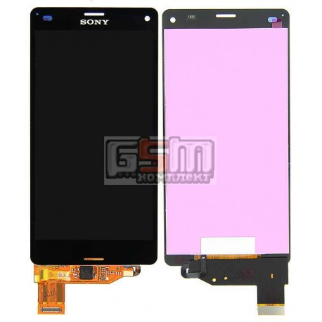 Дисплей для Sony D5803 Xperia Z3 Compact Mini, D5833 Xperia Z3 Compact Mini, черный, original (PRC), с сенсорным экраном (диспле