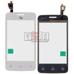 Тачскрин для Fly IQ434, белый, original, #3.H-1902-CS611A00-N00