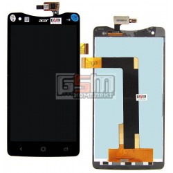 Дисплей для Acer S510 Liquid S1 Duo, черный, с сенсорным экраном (дисплейный модуль)