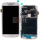 Дисплей для Samsung I9505 Galaxy S4, белый, с сенсорным экраном (дисплейный модуль), с передней панелью