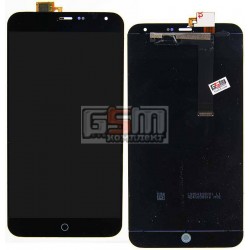 Дисплей для Meizu MX4 5.3", черный, с сенсорным экраном (дисплейный модуль)