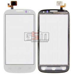 Тачскрин для Alcatel One Touch 5036 POP C5 Dual SIM, белый