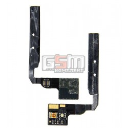 Шлейф для HTC G12, S510e Desire S, кнопок звука, датчика приближения, с компонентами