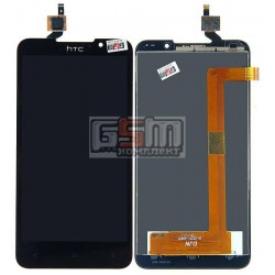 Дисплей для HTC Desire 516 Dual Sim, черный, с сенсорным экраном (дисплейный модуль)