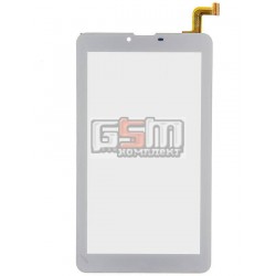 Тачскрин (сенсорный экран, сенсор) для китайского планшета 7, 31 pin, с маркировкой MTCTP-70760, DP070023-F1, ZHC-0525A, для Nomi C07004 Sigma+ 7” 3G, размер 184*104 мм, белый Тачскрин (сенсорный экран, сенсор) для китайского планшета 7, 31 pin, с маркировкой MTCTP-70760, DP070023-F1, ZHC-0525A, для Nomi C07004 Sigma+ 7” 3G, размер 184*104 мм, белый