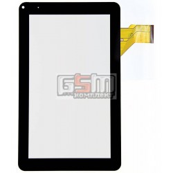 Тачскрин (сенсорный экран, сенсор) для китайского планшета 9, 50 pin, с маркировкой DH-0901A1-FPC01-01, DH-0901A1-FPC02-02, для China-Samsung, размер 232*141 мм, черный
