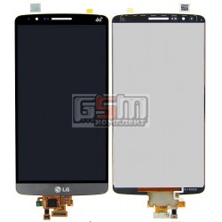 Дисплей для LG G3 D855, G3 D856 Dual, серый, original (PRC), с сенсорным экраном (дисплейный модуль)
