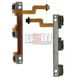 Шлейф для HTC One Max 803n, кнопок звука, кнопки включения, с компонентами