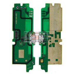 Шлейф для Lenovo A850, коннектора зарядки, микрофона, с компонентами, (плата зарядки)