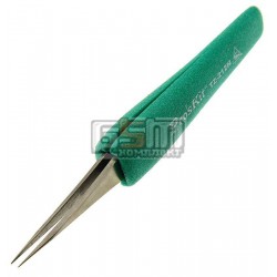 Пинцет монтажный Pro'sKit TZ-212N, антистатический, прямой, 130 мм