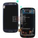 Дисплей для Samsung I9300i Galaxy S3 Duos, I9301 Galaxy S3 Neo, синий, с сенсорным экраном (дисплейный модуль), с передней панел
