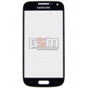 Скло дисплея Samsung I9190 Galaxy S4 mini, I9192 Galaxy S4 Mini Duos, I9195 Galaxy S4 mini, синє