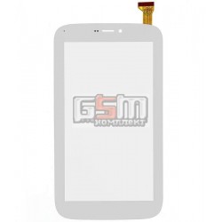 Тачскрин (сенсорный экран, сенсор) для китайского планшета 7, 30 pin, с маркировкой GM140A070G-FPC-1, CZY6631A01-FPC,HH070FPC-019B-HX, для China-Samsung T736, размер 190*104 мм, белый