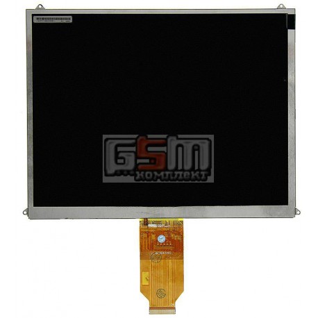 Экран (дисплей, монитор, LCD) для китайского планшета 9.7", 40 pin, с маркировкой HSD097-40pin, AFTE97I40, HSD097-021, для Assis