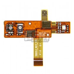 Шлейф для Fly IQ255 Pride, оригинал, динамика, c датчиком приближения, с компонентами, #N808-D20000-110