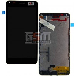 Дисплей для Microsoft (Nokia) 640 Lumia, черный, с сенсорным экраном (дисплейный модуль), с рамкой Дисплей для Microsoft (Nokia) 640 Lumia, черный, с сенсорным экраном (дисплейный модуль), с рамкой