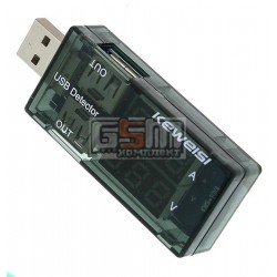 USB Тестер KWS-10VA DC-3V-9V I-0-3A (два дисплеї і два роз'єми на вихід) USB Тестер KWS-10VA DC-3V-9V I-0-3A (два дисплеї і два роз'єми на вихід)