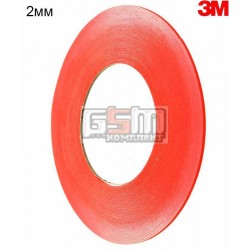 3M™ 9088FL Двухсторонний скотч VHB 2мм х 50м, толщина 0.21 мм, ширина 2мм 3M™ 9088FL Двухсторонний скотч VHB 2мм х 50м, толщина 0.21 мм, ширина 2мм