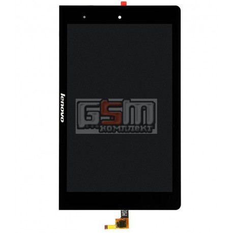 Дисплей для планшета Lenovo B6000 Yoga Tablet 8, черный, с сенсорным экраном (дисплейный модуль), #N080ICE-GB0/MCF-080-1070-V4