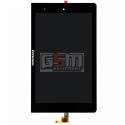 Дисплей для планшета Lenovo B6000 Yoga Tablet 8, черный, с сенсорным экраном (дисплейный модуль), N080ICE-GB0/MCF-080-1070-V4