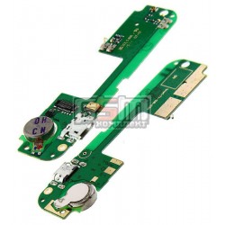 Шлейф для Lenovo S8 S898T, S8 S898T+, мікрофону, конектора зарядки, з компонентами, плата зарядки