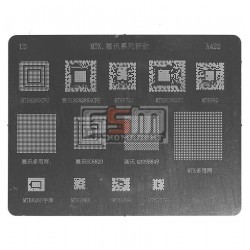 BGA-трафарет A422 для китайского телефона, MT6572A, SC6825C, MT6582, MT6166, 13 in 1