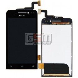 Дисплей для Asus ZenFone 4 (A400CXG), черный, с сенсорным экраном (дисплейный модуль)