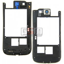 Средняя часть корпуса для Samsung I9305 Galaxy S3, серая
