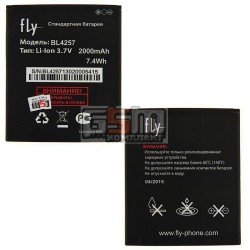 Аккумулятор BL4257 для Fly IQ451Q Quattro Vista, оригинал, (Li-ion 3.7V 2000mAh), (P104-G61000-010/P104-G61000-000) Аккумулятор BL4257 для Fly IQ451Q Quattro Vista, оригинал, (Li-ion 3.7V 2000mAh), (P104-G61000-010/P104-G61000-000)