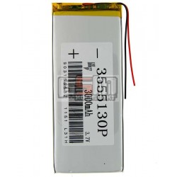 Аккумулятор для китайского планшета универсальный, (3.7V 3000mAh), (130*55*035 мм) Аккумулятор для китайского планшета универсальный, (3.7V 3000mAh), (130*55*035 мм)