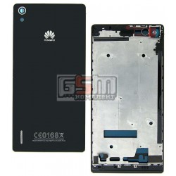 Корпус для Huawei Ascend P7, черный Корпус для Huawei Ascend P7, черный
