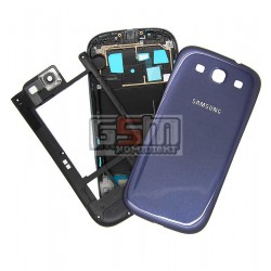 Корпус для Samsung I9300 Galaxy S3, синій