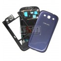 Корпус для Samsung I9300 Galaxy S3, синий