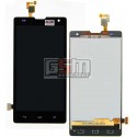 Дисплей для телефону Huawei Honor 3C H30-U10, чорний, з тачскріном (дисплейний модуль), original (PRC)