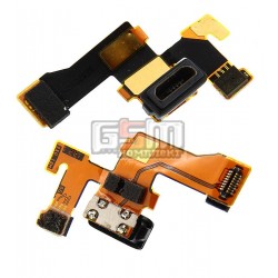 Шлейф для Nokia 1020 Lumia, конектора зарядки, з компонентами