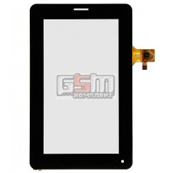 Тачскрін (сенсорний екран, сенсор) для китайського планшету 7, 10 pin, с маркировкой CTD FM704201 TE, для nano-X, размер 190*118 мм, черный Тачскрін (сенсорний екран, сенсор) для китайського планшету 7, 10 pin, с маркировкой CTD FM704201 TE, для nano-X, размер 190*118 мм, черный